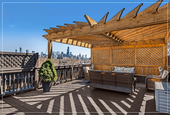 chicago condo for sale in wicker park chicago with amazing outdoor space and private rooftop deck
